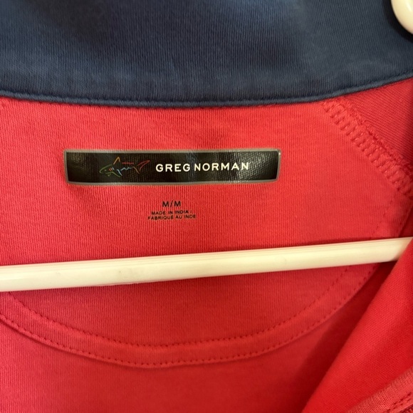 Greg Norman Red 1/4 Zip Men's Pullover Size Medium - Picture 2 of 5